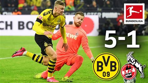 Goal! Borussia Dortmund 1, 1. FC Köln 0. Donyell Malen (Borussia Dortmund) right footed shot from the centre of the box to the top left corner. Assisted by …